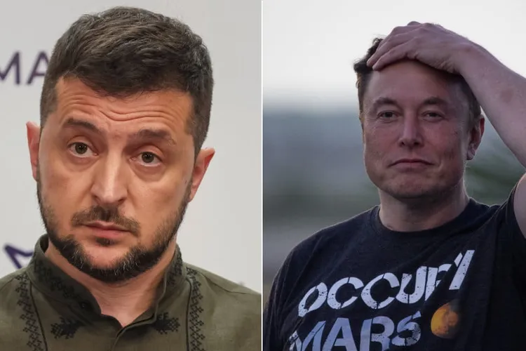 Zelenski îl trolează pe Elon Musk Grupaj foto: Twitter Jewish Community