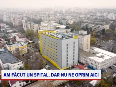 Dăruiește Viața nu se oprește după ce a ridicat un spital Foto: captură video