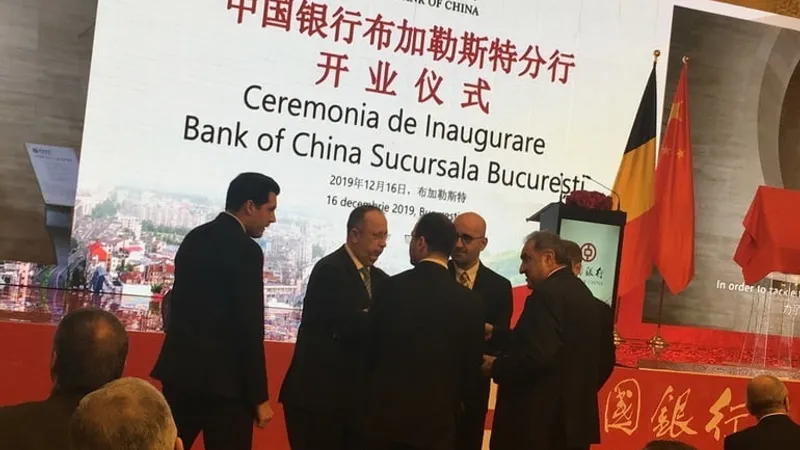 Bank of China in Romania, a public event (source: profit.ro)