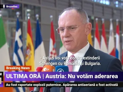 Problemele ministrului austriac de Interne, Gerhard Karner Foto: Twitter/ Captură video