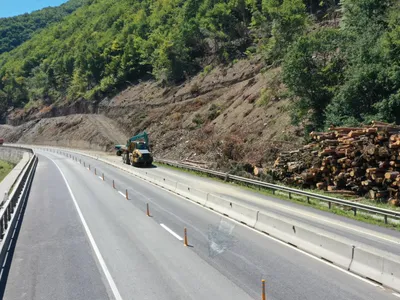 Circulația pe Valea Oltului se reia sursa: Facebook/Compania Nationala de Administrare a Infrastructurii Rutiere)