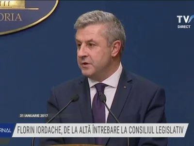 Florin Iordache lovește Guvernul Foto: captura video