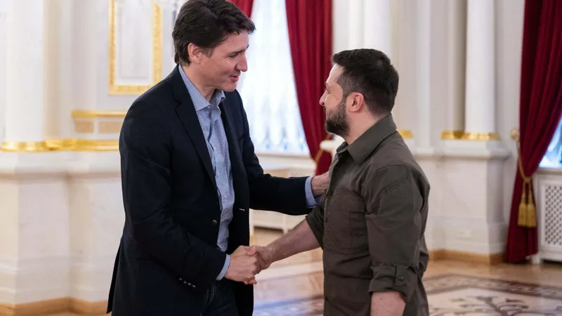 Putin, măcelarul de serviciu al planetei, o spune și Trudeau (sursa: Facebook/Володимир Зеленський)