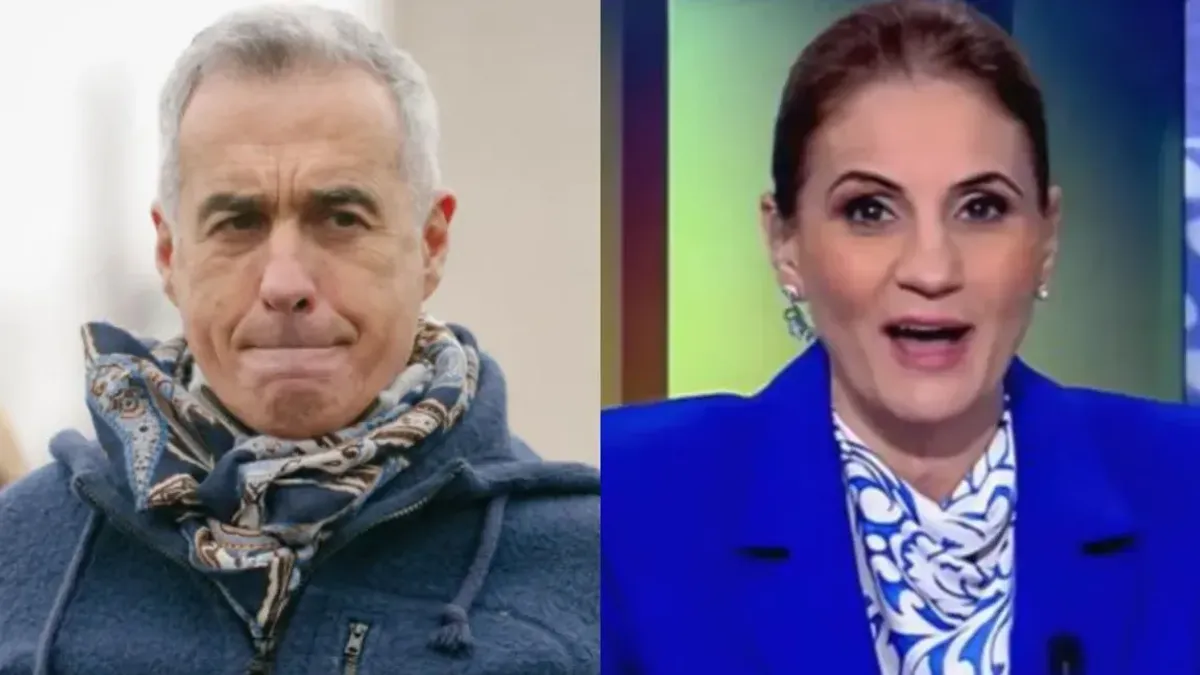 Călin Georgescu, nici un cuvânt de susținere pentru candidatura fostei sale propagandiste Grupaj foto: România TV