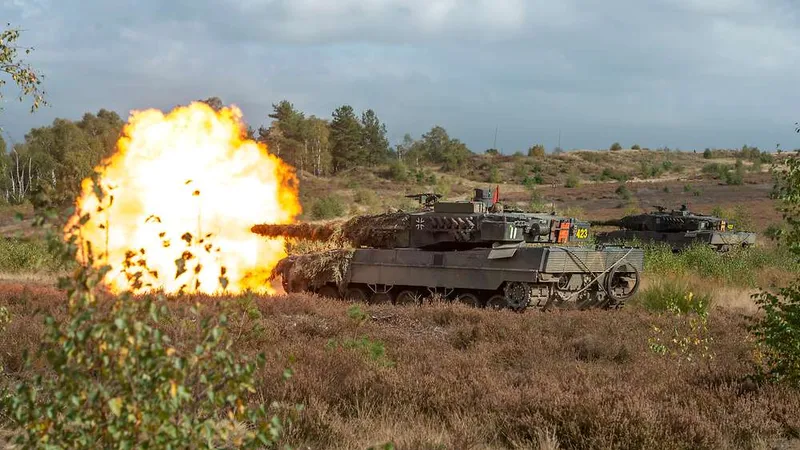 Șefa PE: Leopard 2 în Ucraina (sursa: Bundeswehr/Carl Schulze)