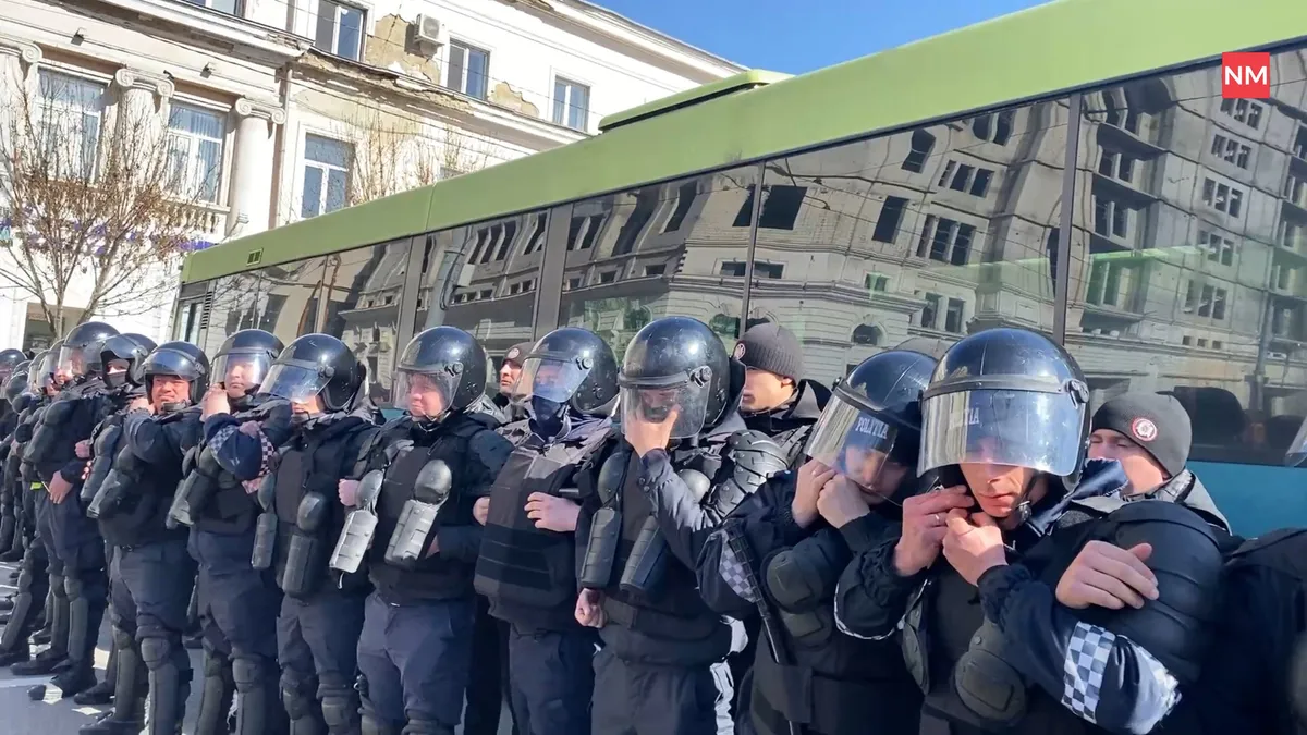 Poliția din Moldova a dejucat un plan de destabilizare Foto: Facebook Newsmaker.md