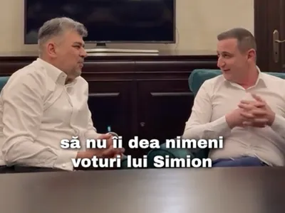 Ciolacu admite: PSD, voturi lui Simion (sursa: TikTok/Marcel Ciolacu)