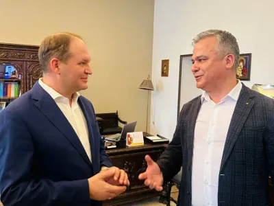 Ion ceban și Adrian Veștea în ianuarie 2025 Foto: Facebook Ion Ceban