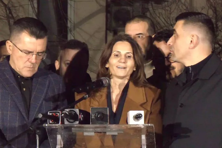 George Simion, după rezultatele exit-poll (sursa: Facebook/AUR)