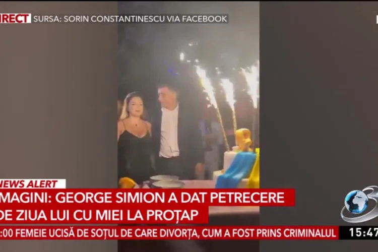 Simion, mitocănie pe Facebook, supărat că presa a relatat chiolahnul său, cu miei la proțap Foto: Captură video Antena 3