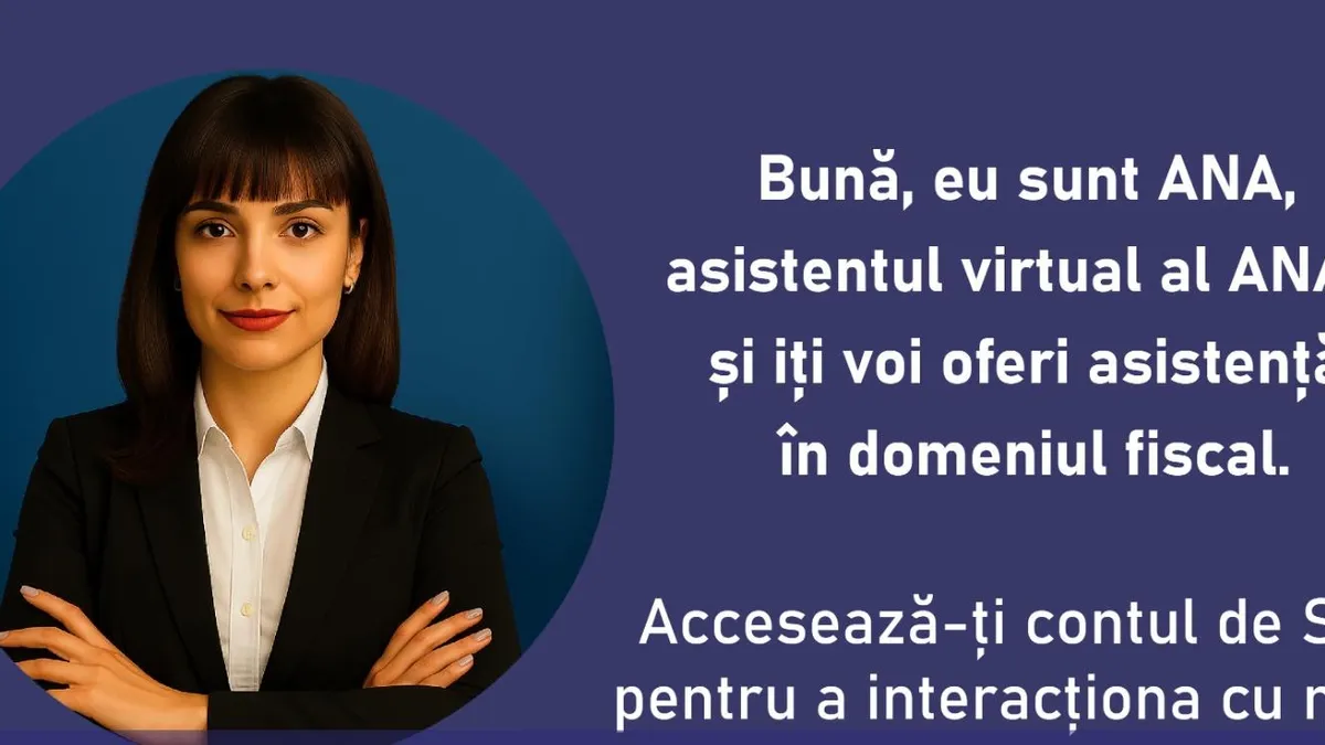 ANAF lansează chatbot-ul „ANA” (sursa: ANAF)