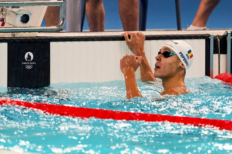 David Popovici, aur olimpic 200 m (sursa: Inquam Photos/Colette Rochefort)