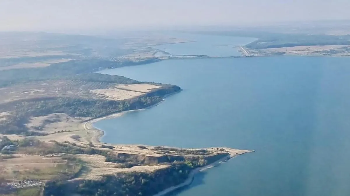 Debitele Dunării vor fi mai mici (sursa: Facebook/Apele Române)