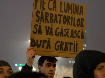A treia zi de proteste împotriva abuzurilor din justiție (sursa: Inquam Photos/Anastasia Ehim)