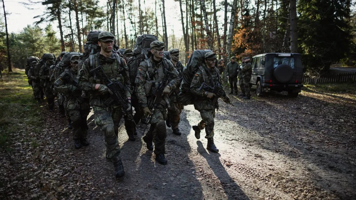 Majoritatea germanilor susțin serviciul militar obligatoriu (sursa: Facebook/Bundeswehr)