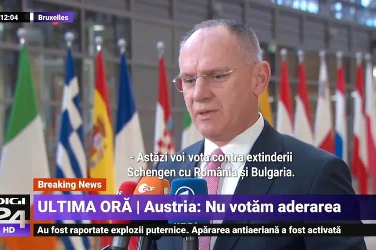 Problemele ministrului austriac de Interne, Gerhard Karner Foto: Twitter/ Captură video