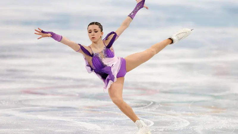 Patinatoarea rusă care a făcut senzație la Olimpiadă s-a dopat (sursă: Facebook/Comitetul Olimpic rus)