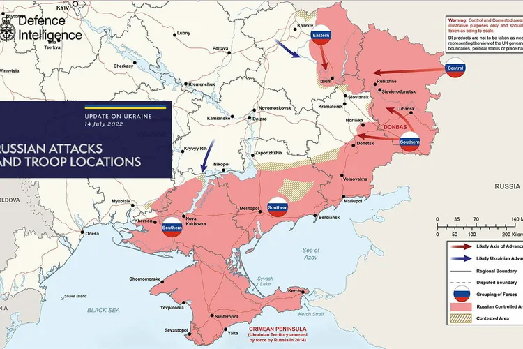 Forțele ruse pregătesc un atac masiv (sursa: Facebook/Ministry of Defence)
