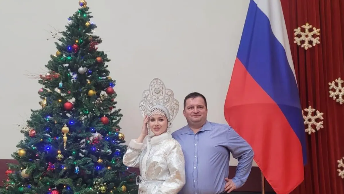 Vasile Iftime, fotografiat la Ambasada Rusiei de la București