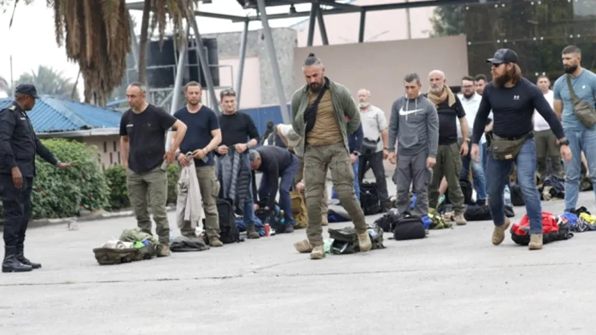 Luau pensia specială și apoi erau buni de luptă în Congo Foto: X/Twitter