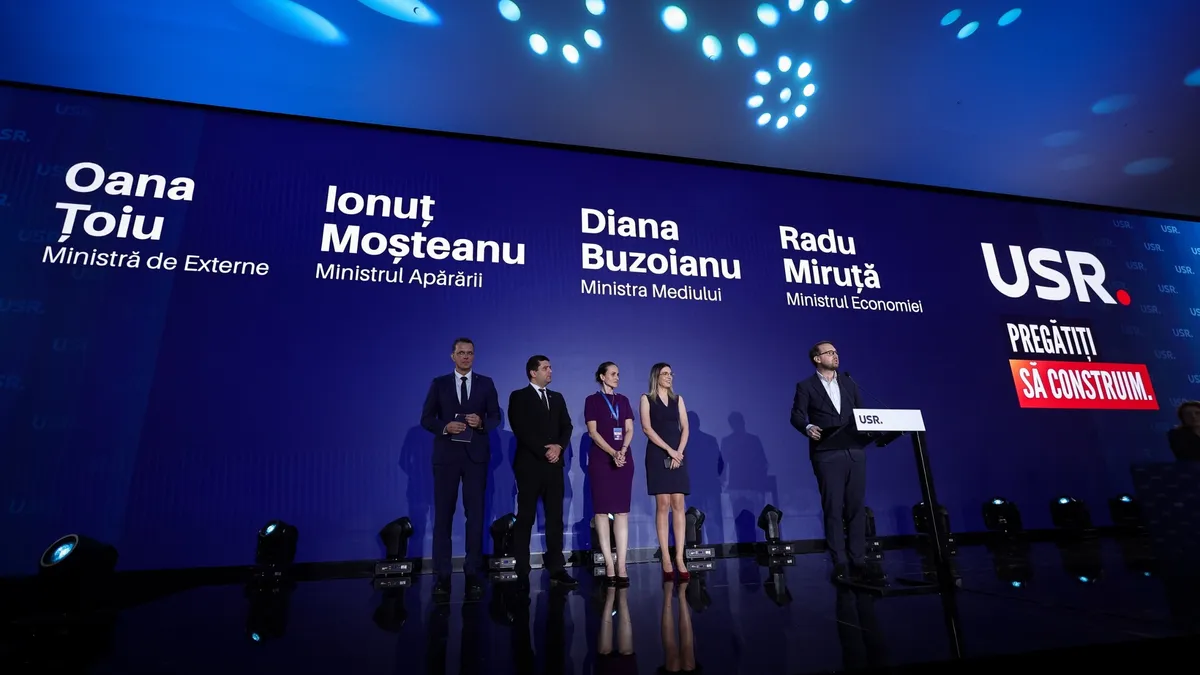 Patru miniștri USR în Guvernul Bolojan (sursa: Facebook/USR)
