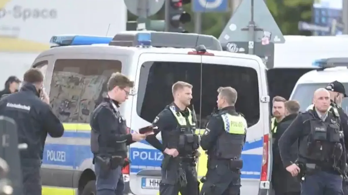 Atac în Haburg, o suspectă reținută (sursa: WELT TV)