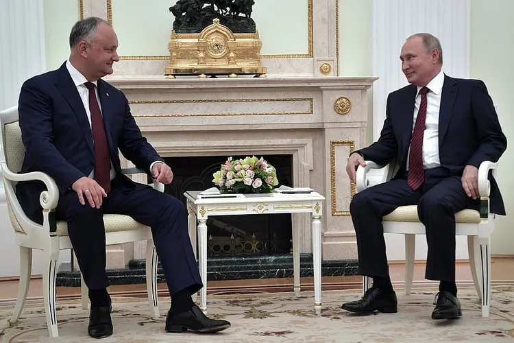 Igor Dodon, pe banca acuzaților Foto: Kremlin.ru