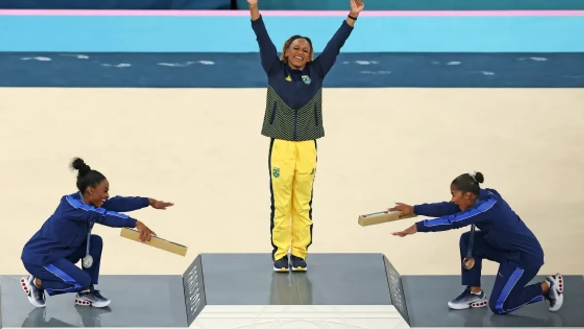 Teoria conspirației: primul podium olimpic negru a lăsat România fără bronz la sol (sursa: NBC)