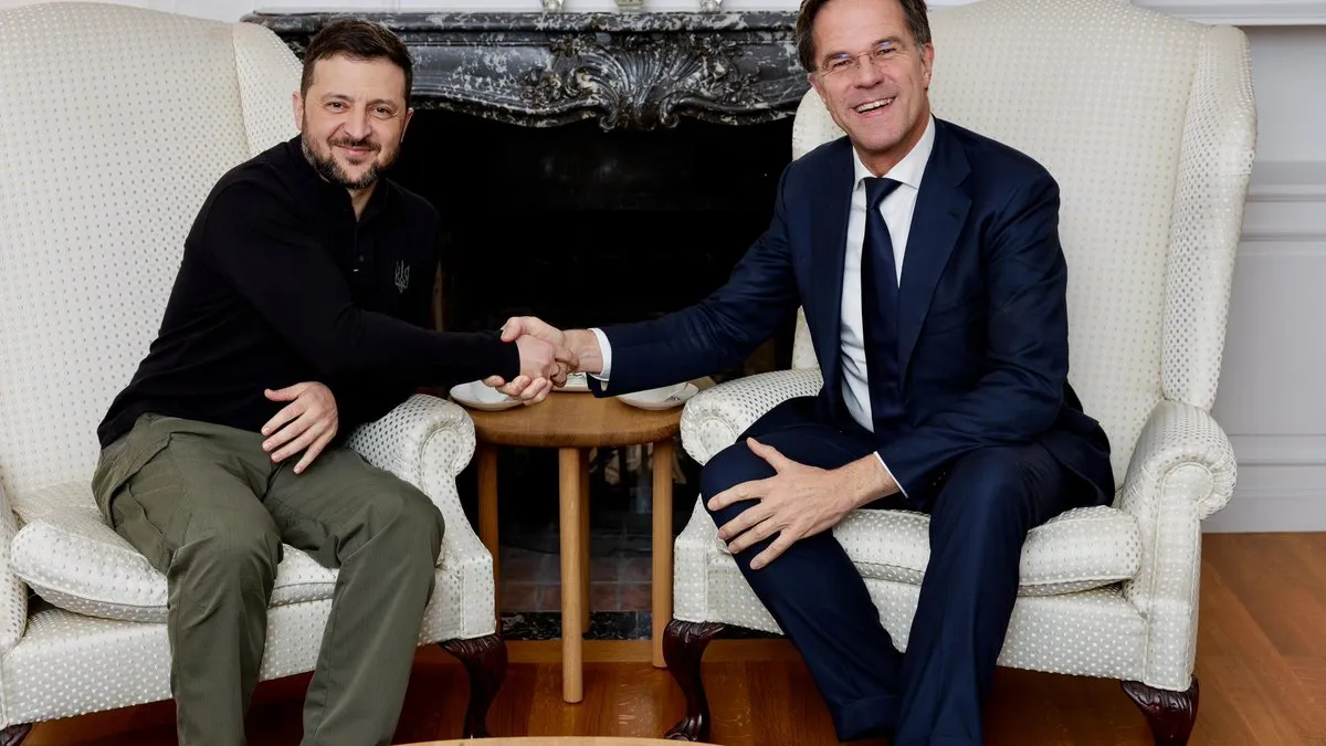 Rutte promite sprijin financiar pentru Ucraina (sursa: X/Mark Rutte)