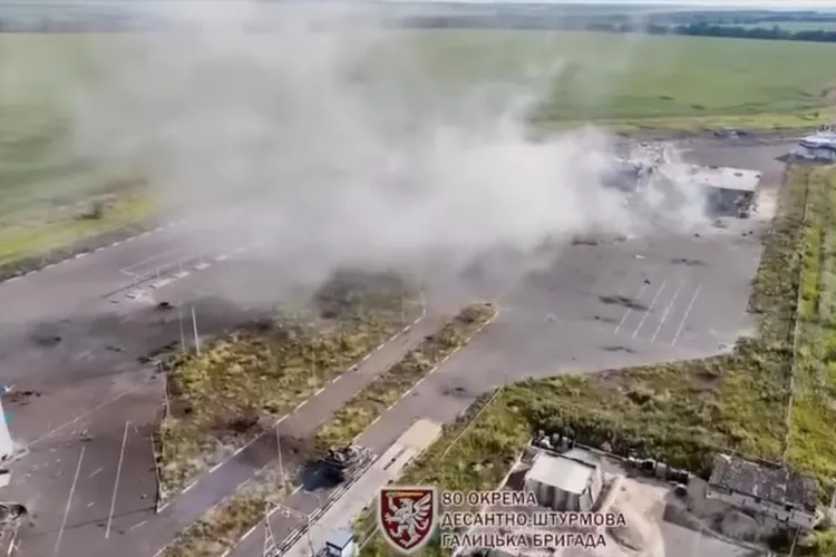 Filmul intrării trupelor ucrainene în Kursk (sursa: Facebook/General Staff of the Armed Forces of Ukraine)