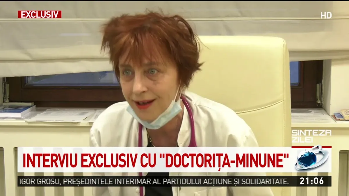 Afacerile medicului Flavia Groșan au explodat în pandemie, când Antena 3 îi făcea reclamă Foto: Captură video