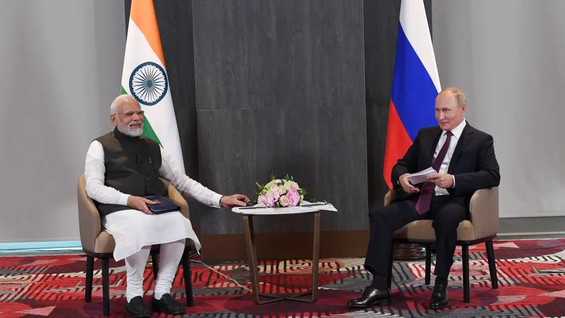 Putin încasează și de la aliați Foto: Twitter Narendra Modi