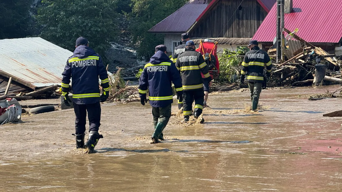 Neamț și Suceava, devastate de viituri (sursa: Facebook/IGSU)