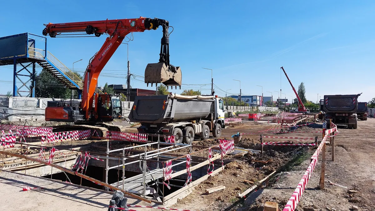 Metrorex dă peste cap traficul spre Otopeni, dar nu are bani și nu știe când va termina Foto: Facebook Asociația Pro Infrastructura