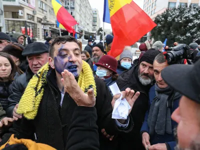 Dosar penal pentru cerneala aruncată. (sursă: INQUAM PHOTOS/Liviu Chirică)