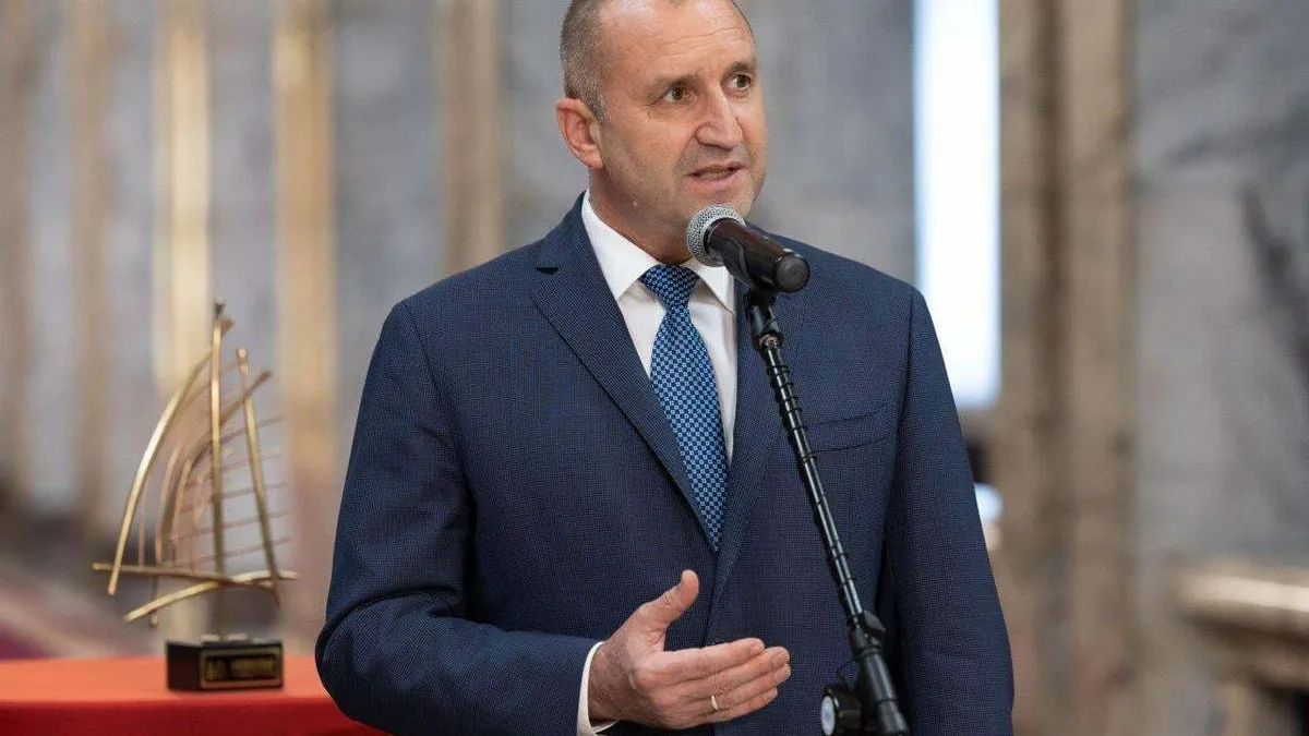 Radev, omul lui Putin în Bulgaria (sursa: Facebook/Rumen Radev)