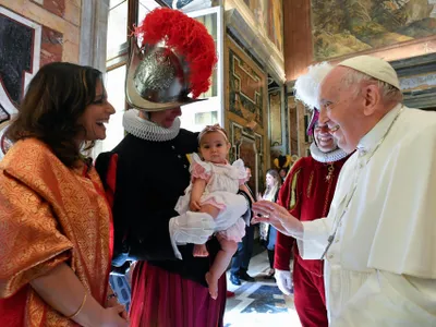 Papa Francisc denunță machismul, lăudând femeile (sursa: Facebook/Vatican News)