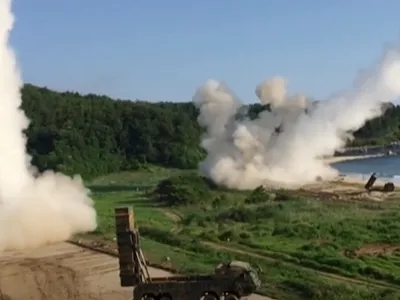 Opt rachete balistice lansate de Washington și Seul (sursa: Captura Youtube)