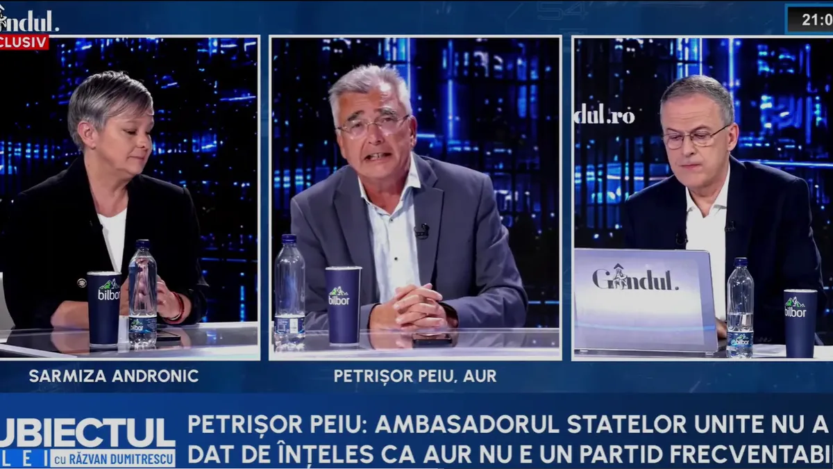 Ambasadele Franței și Germaniei nu au invitat niciodată vreun lider AUR, se plânge Petrișor Peiu – poza 1