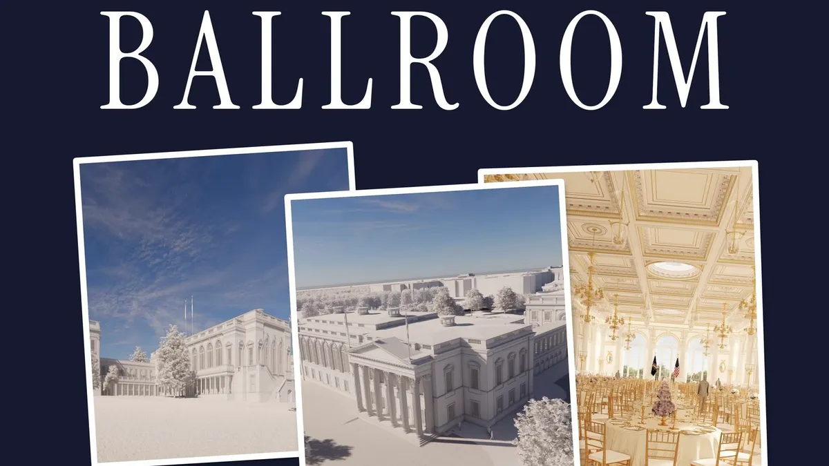 Trump demolează o parte din Casa Albă (sursa: Facebook/The White House)