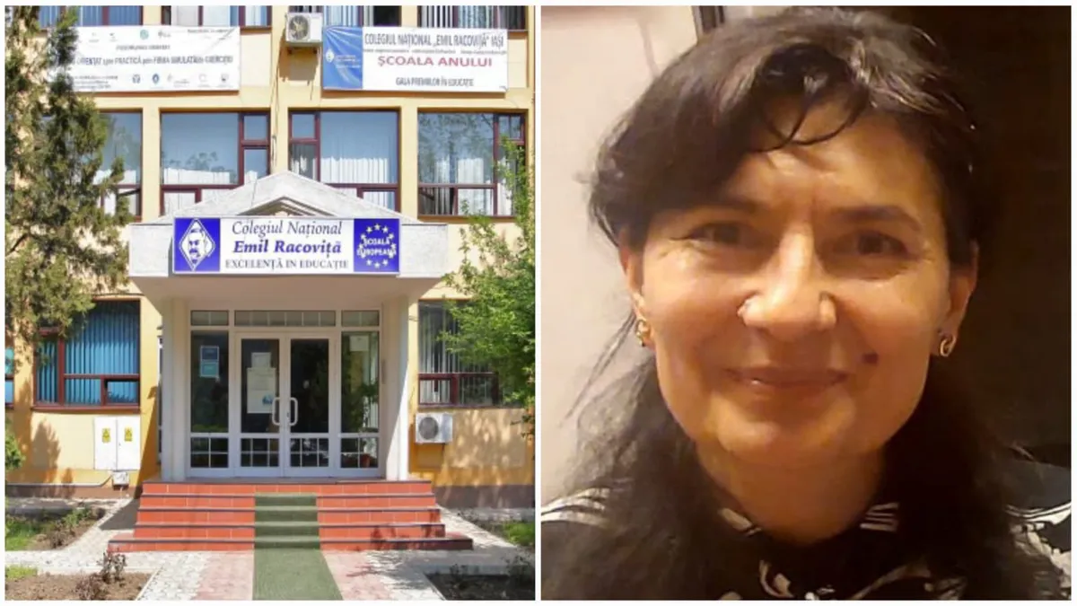 Colegiul Național „Emil Racoviță” din Iași și profesoara Irina Zamfirescu