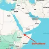 Israel recunoaște Somalilandul din motive strategice (sursa: Google Maps)