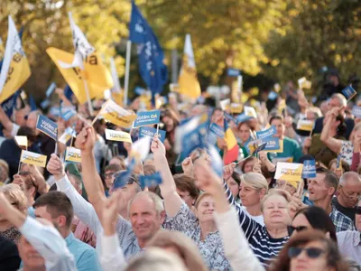 Moldovenii votează pentru despărțirea de Rusia (sursa: Facebook/Maia Sandu)