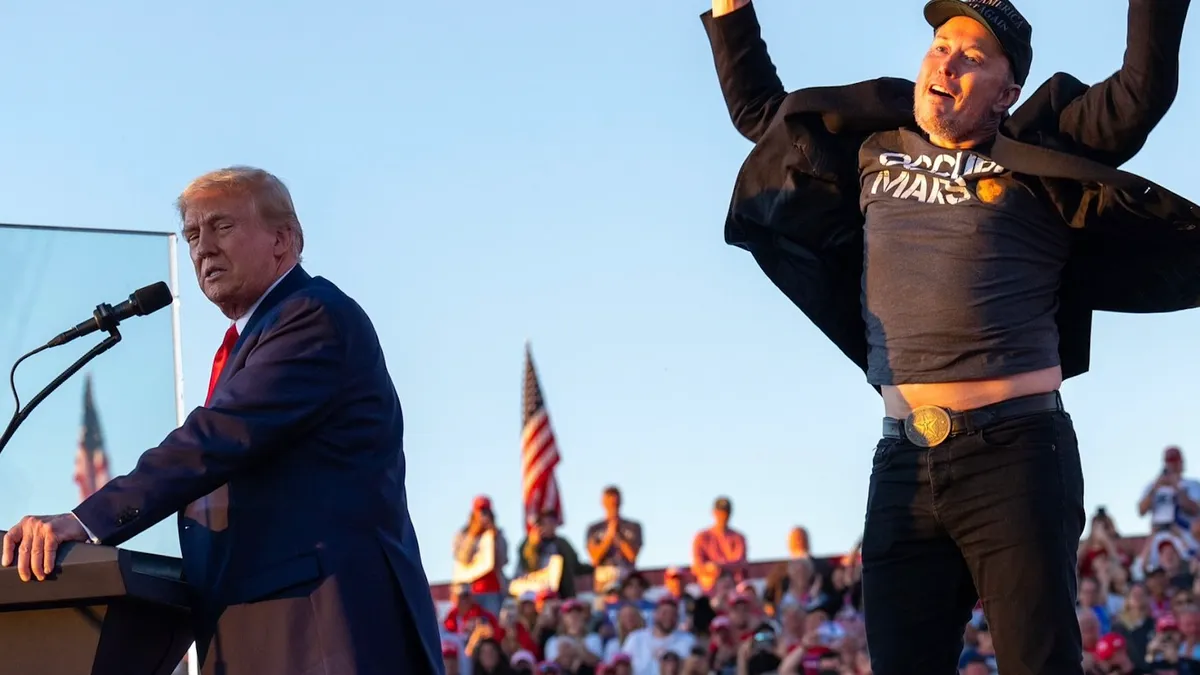 Musk nu susține tarifele lui Trump (sursa: Facebook/Donald J. Trump)