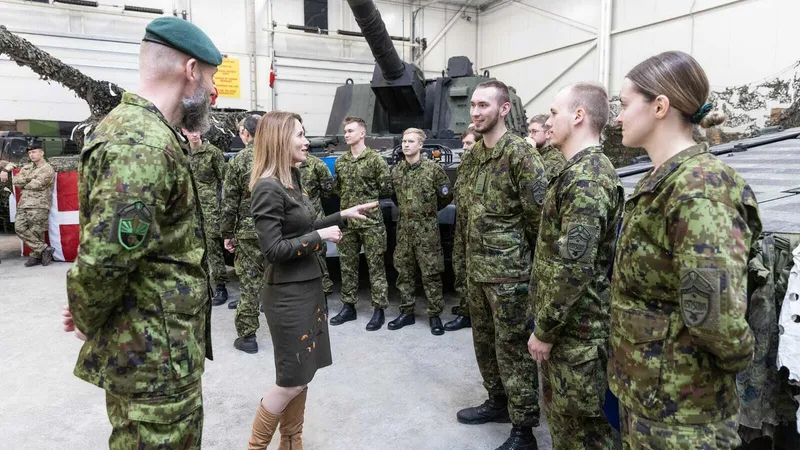 Estonia, Lituania și Danemarca, sprijin militar masiv pentru Ucraina Foto: Facebook Kaja Kallas