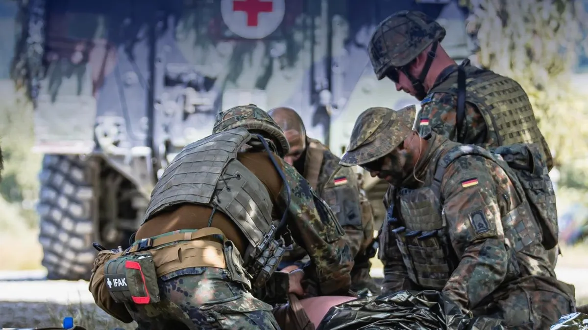 Germania, scenariu de conflict cu Rusia (sursa: Facebook/Bundeswehr)