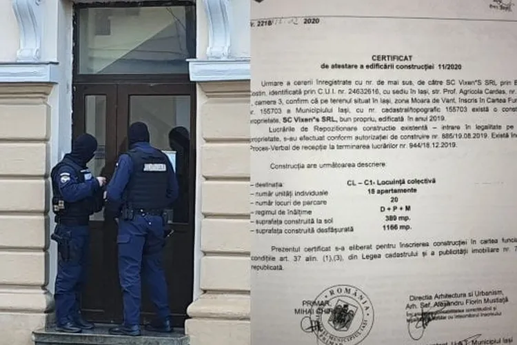 Mascaţii au dat buzna la Primărie (sursa: ziaruldeiasi.ro)