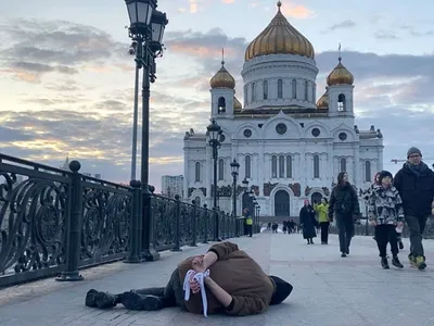 Proteste în Rusia, după masacrul din Bucea (sursa: TheMoscovTimes)