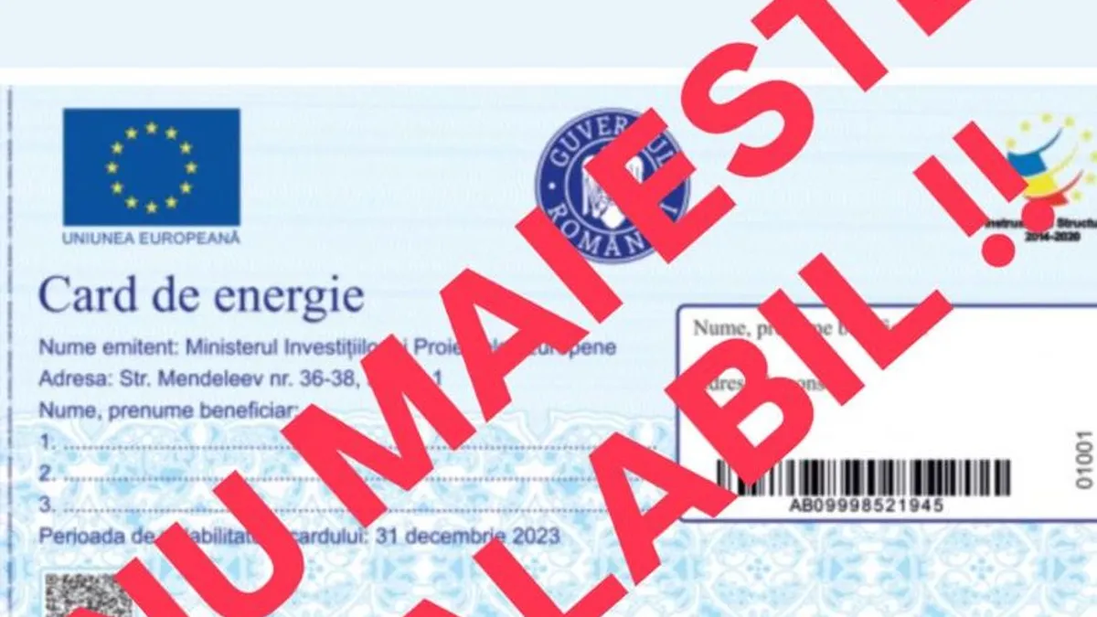 Cardurile de energie au devenit inutile (sursa: ziaruldeiasi.ro)
