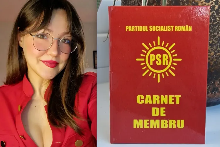 Fiica Elenei Lasconi s-a înscris în Partidul Socialist Român, care se declară continuatorul PCR. Oana Lasconi se consideră bolșevică (sursa: Instagram/Oana Lasconi)